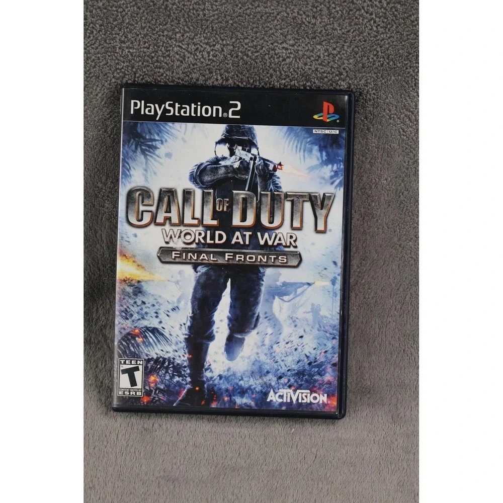 Call Of Duty World At War Final Fronts Sony PS2 Game Activision‎ T-Teen NTSC-U/C